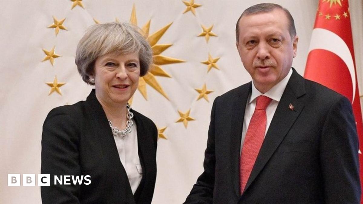 Theresa May in Turkey: UK agrees £100m defence deal