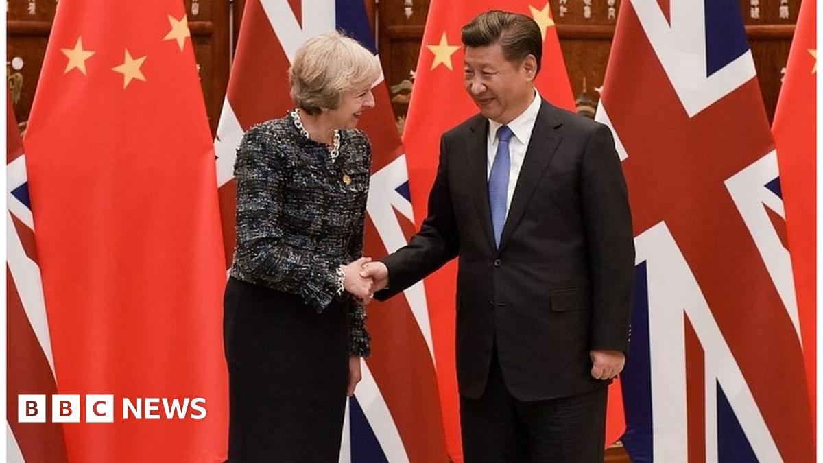 Theresa May unveils education deal at start of China visit